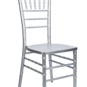 Chiavari Clear Chiavari Silver Chair For Rent In Orlando Florida