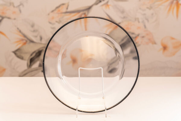 Eventus Orlando Rental Rimmed Glass Charger