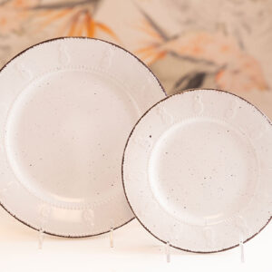 Eventus Orlando Rental Speckled Rim Plates