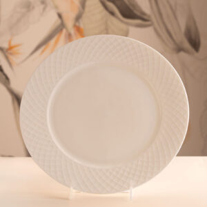 Eventus Orlando Rental White Dinner Plate
